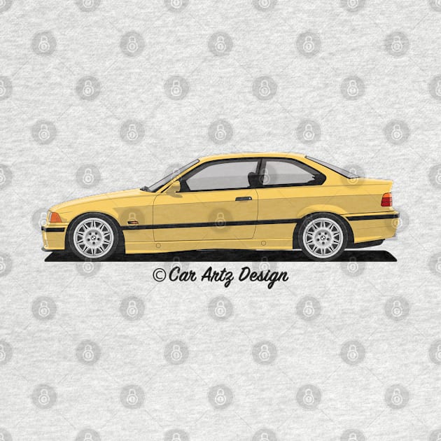 BME36 M3 Dakar Yellow by Car-Artz-Design